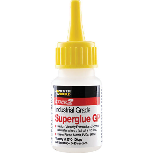 Everbuild Instant Adhesive, Instant Bonding Time (20g)